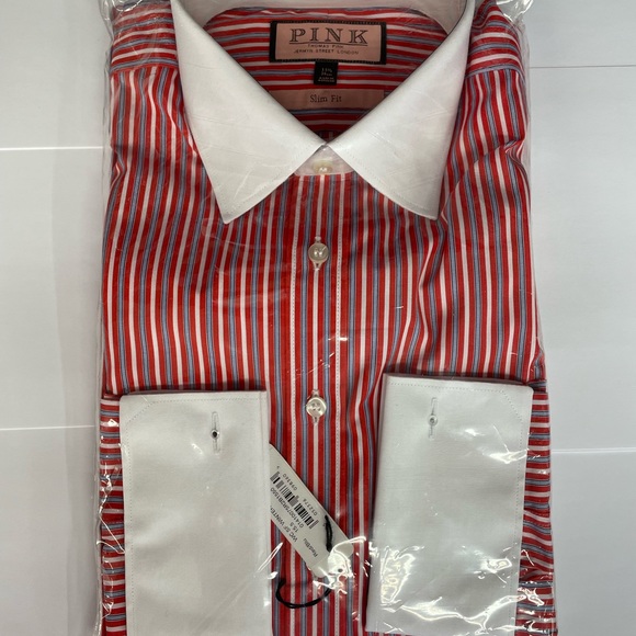 Thomas Pink Dress Shirt Men’s - Picture 1 of 2